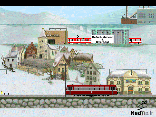 Hintergrundbild f&uuml;r den NedTrain Bildschirmschoner. Anklicken zum Download. (454 KB exe)