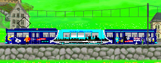 KVB Partywagen 1877 f&uuml;r den NedTrain Bildschirmschoner. Anklicken zum Download. (43 KB exe)